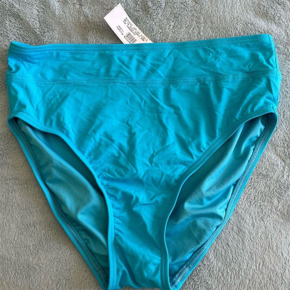 SOLD 

Lands' End Women's Blue Bikini Bottoms Size 10 Full Coverage